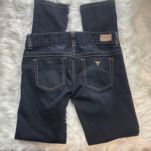 Guess Black Skinny Jeans with Light Stitching